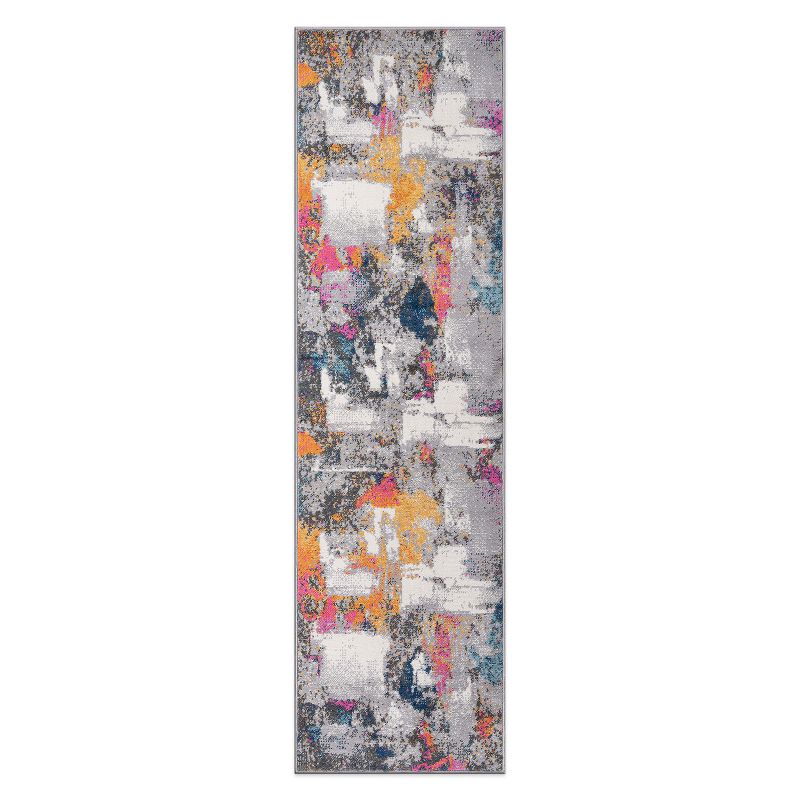 World Rug Gallery Contemporary Abstract Splashcolor Stain Resistant Soft Area Rug, 1 of 13