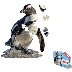 Madd Capp I Am LiL' Penguin 48-Piece Puzzle, Arctic Animal Shaped Jigsaw, 19x23" - 1 of 4