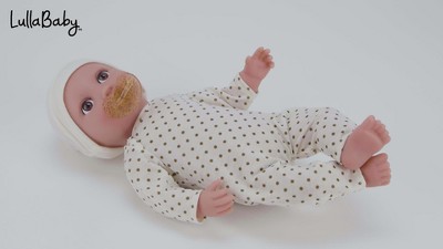 Lullababy Doll With Polka Dot Ivory Pajama And Pacifier : Target