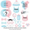 Big Dot of Happiness Baby Gender Reveal - Team Boy or Girl Party Photo Booth Props Kit - 20 Count - 2 of 4