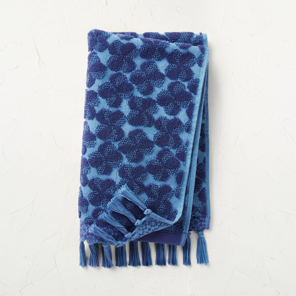 Photos - Towel In The Name of Love Hand  Blue - Opalhouse™ Designed with Jungalow™