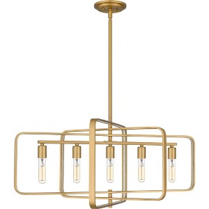 Quoizel Lighting Dupree 5 - Light Pendant in  Brushed Weathered Brass - 1 of 4