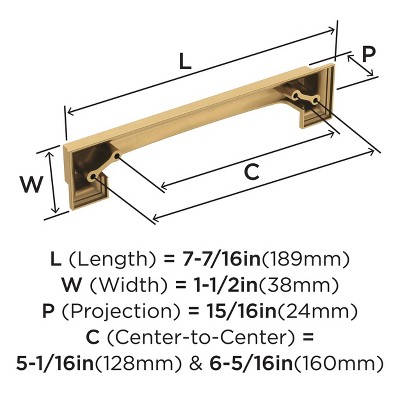 Champagne Bronze Zinc Cabinet Cup Pull Handle