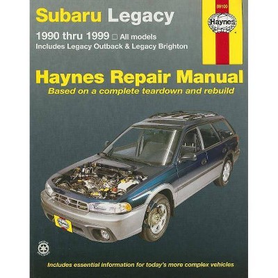  Subaru Legacy Automotive Repair Manual - (Haynes Repair Manual (Paperback)) by  Ken Freund (Paperback) 