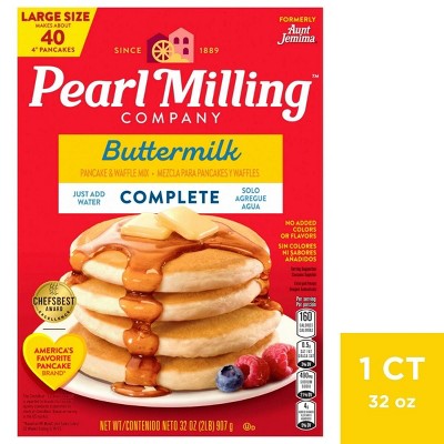 Aunt Jemima Complete Pancake Mix Buttermilk, 32.0 oz