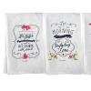 Manual Woodworks and Weavers Enter His Gates Kitchen Towels Set of 4, Inspirational Cotton Tea Towels - 2 of 3