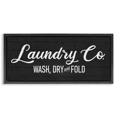 Stupell Industries Rustic Laundry Co Sign, 25" x 11"