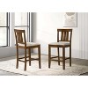NicBex 35.4" Dining Table Set for 4 Counter Height Table Set Pub Height Square Dining Table with 4 Chairs - 4 of 4