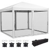 Acekool Pop Up Canopy Tent, Easy Up Outdoor Shelter with Mosquito Netting, Sun Shade, 3 Adjustable Heights, Wheeled Bag for Patio, Camping, Picnic - 2 of 4