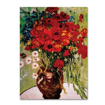"Daisie & Poppies" Outdoor All-Weather Wall Decor