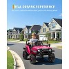 Electric Car for Kids, Ride On Car with Remote Control, 12V Ride On Truck Toy for Toddler Boys & Girls, Bluetooth Music Player LED Lights - 3 of 4