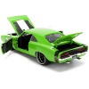 1970 Dodge Charger R/T Bright Green with Black Tail Stripe "Bigtime Muscle" Series 1/24 Diecast Car Model by Jada - 4 of 4