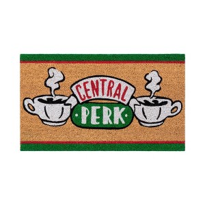 Warner Brothers 1'5"x2'5" TV Friends Central Perk Coir Doormat Natural - 1 of 4