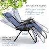 Nestl Zero Gravity Chairs Set of 2, Reclining Camping Chair, Folding Outdoor Chair with Pillow & Cup Holder Tray - 2 of 4