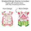 Big Dot of Happiness Sweet Watermelon - Picture Bingo Cards and Markers - Fruit Party Baby Shower Shaped Bingo Game - Set of 18 - 3 of 4