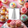 Unique Bargains Piping Tip 304 Stainless Steel Silver Tone 0.51"x0.98"x1.46" 1 Pcs - 2 of 3