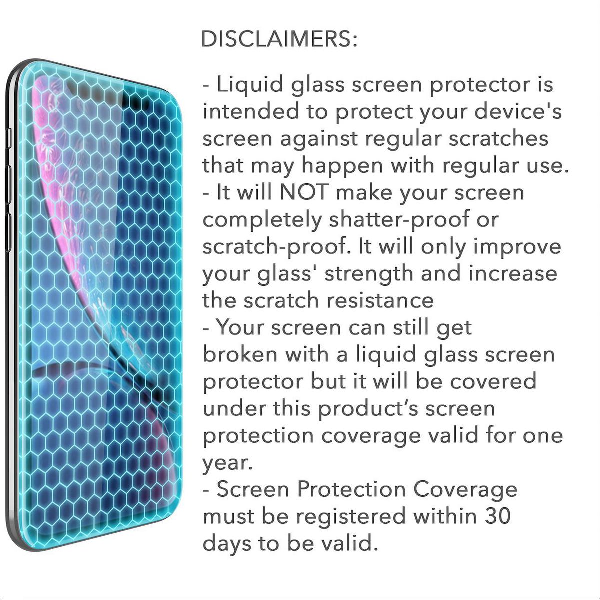 LUVVITT Liquid Glass Screen Protector with $500 Screen Protection Coverage - Universal - thumbnail 6