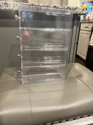 Idesign Plastic 4-drawer Tower Desk Organization Set Clear : Target