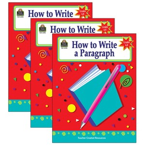 Teacher Created Resources How to Write a Paragraph Activity Book, Grade 6-8, Pack of 3 - 1 of 1