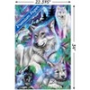 Trends International Sheena Pike - Daydream Galaxy Wolves Unframed Wall Poster Prints - 3 of 4