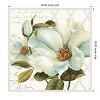 Amanti Art White Floral Bliss II by Lisa Audit Framed Canvas Wall Art - 4 of 4