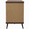 LAOTIES Furniture Style Wooden Cat House with Storage,Indoor Enclosed Cat Shelter with Sisal Scratcher And Spring Loaded Door - 4 of 4