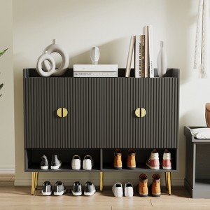 ELECWISH Large Modern Shoe Cabinet Organizer With Doors for Closet, Entryway - 1 of 4