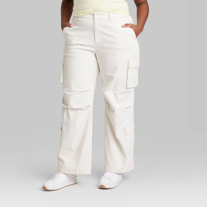 Women's High-Rise Cargo Utility Pants - Wild Fable™, 3 of 12