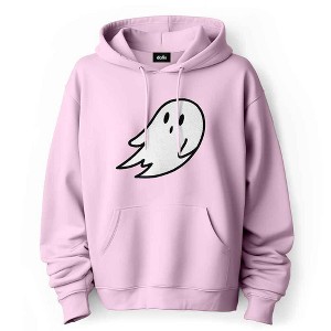 Dalix Giant Ghost Embroidered Hoodie Soft Fleece Hood Sweatshirt Mens - 1 of 4