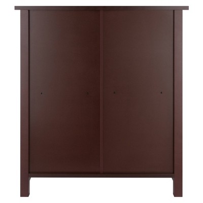 Transitional 3-Tier Medium Walnut Wooden Bookshelf for Kids