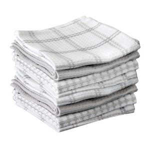 T-fal Coordinating Flat Waffle Weave Dish Cloth  Eight Pack - 1 of 4