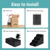 Cozy Kiss Modular Foam Pet Stairs, Portable Dog Steps for Couch and Bed with Removable Design - 4 of 4