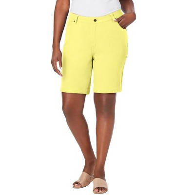 Jessica London Women's Plus Size Classic Cotton Denim Shorts