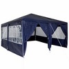 vidaXL Party Tent with 8 Sidewalls Blue 13.1 x 13.1 ft PE - 2 of 4
