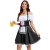 Womens Off Shoulder Halter Costumes for Traditional Carnival Halloween 1 Piece Party Dress - 2 of 4