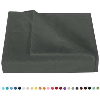 Brushed Microfiber Flat Sheet Only, Super Soft Hotel Quality Top Sheet - NTBAY