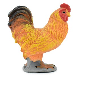 Collectible Wildlife Gifts | Bird, Rooster, Cock, Chicken, Museum Quality, Hand Painted, Rubber, Realistic Toy Figure, Model, Gift,   2"   CH389 BB144 - 1 of 4