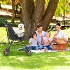 FDW Pet Stroller Dog Cat Stroller Jogger Stroller with Handlebars Canopy Breathable Mesh & Leash Seat Belt Foldable - 2 of 4
