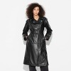 Women's Faux Leather Moto Jacket - Wild Fable™ Black - image 2 of 3