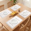 REGALWOVEN Placemats Set of 6 Leather Placemats for Kitchen Dining Table Decor  Placemats - 3 of 4