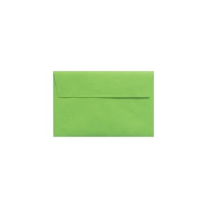 LUX 5 3/4"x8 3/4" 80lbs. A9 Invitation Env W/Peel & Press Limelight Green LUX-4895-101-50 - 1 of 1