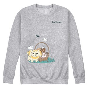Men's - Pokémon - Fidough Picnic  Faux Multi Graphic Fleece Sweatshirt - 1 of 4