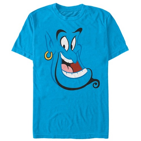 Men's Aladdin Here's Genie T-shirt - Turquoise - 3x Large : Target