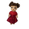 Doll Clothes Superstore Handmade Red Glitter Dress Fits 14 Inch Baby Alive And Little Baby Dolls - 2 of 4