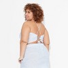 Women's Open Back High Neck Sequin Sweater Tank - Wild Fable™ - 3 of 3