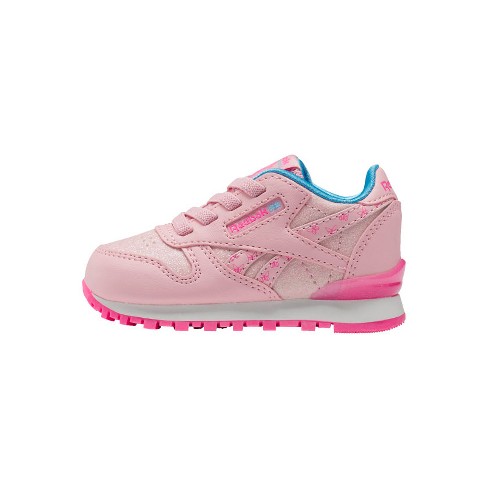 Reebok Classic Leather Step 'n' Flash Shoes - Toddler Toddler Sneakers 10 Glow Pink Glow / Atomic Pink : Target