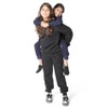 EVERYDAY KIDS Girls Cotton Fleece Sweatpants; Girls’ Activewear Jogger Pants - Soft and Breathable Cotton/Poly Blend - 3 of 4