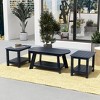 WestinTrends 3-Piece Outdoor Adirondack Coffee Table and Side Table Set - 2 of 4