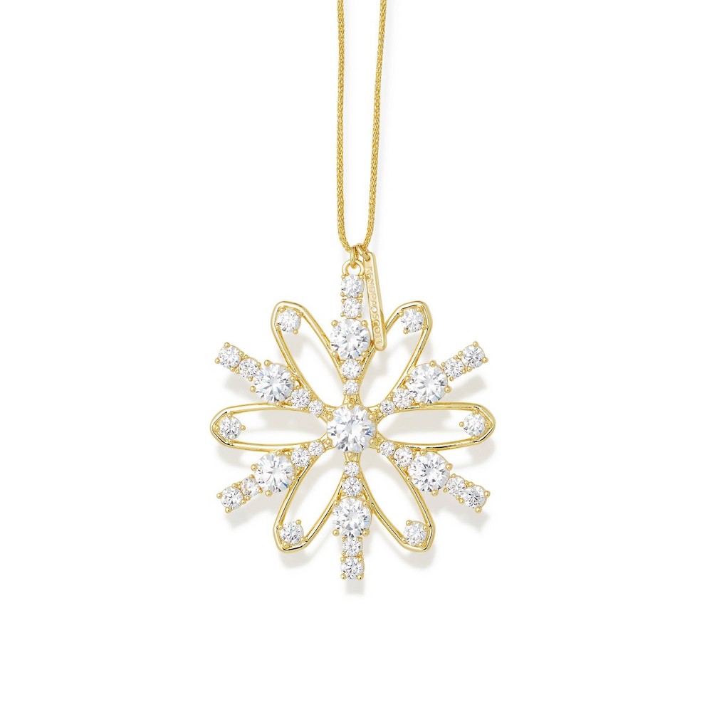 Kendra Scott Snowflake Ornament - Gold/White