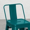33.50"Keeley 24 inch Metal Counter Height Stool (Set of 4) Teal Blue - 4 of 4